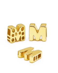 خانه سینری گلد گالری آویز حرف M سه بعدی