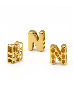 خانه سینری گلد گالری آویز حرف N سه بعدی