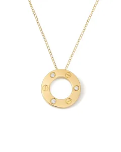 گردنبند کارتیه لاو نگینی گلد